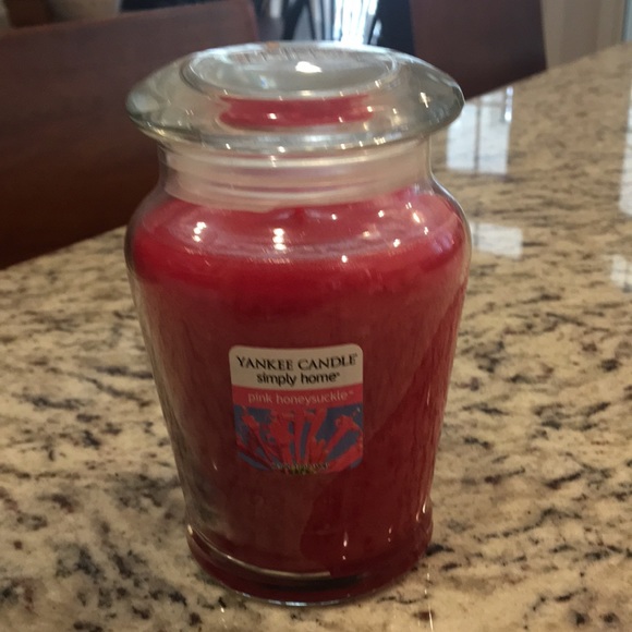 Yankee candle simply home pink honeysuckle